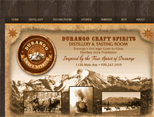 Tablet Screenshot of durangospirits.com